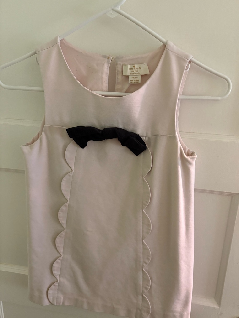 kate spade skirt the rules Pale Pink Dress with Black Bow